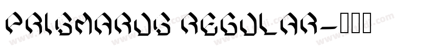 PrismaRUS Regular字体转换